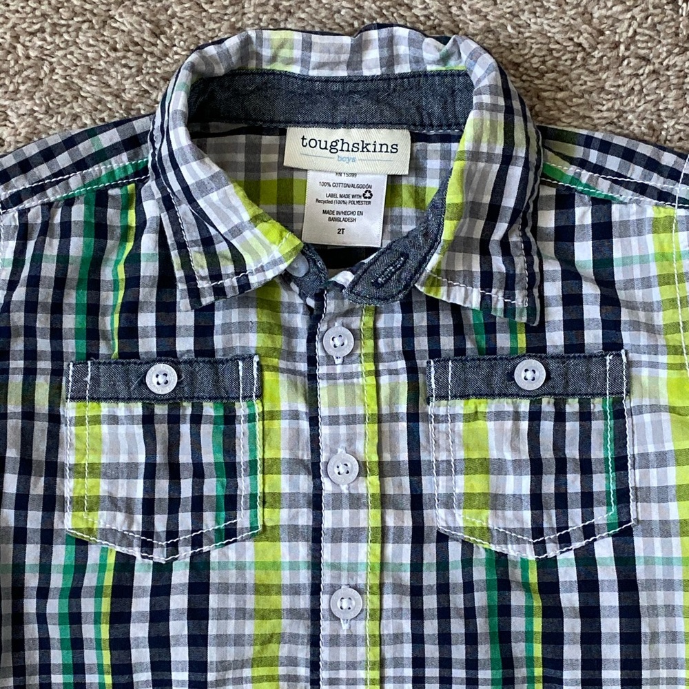 Toddler boy button down shirt